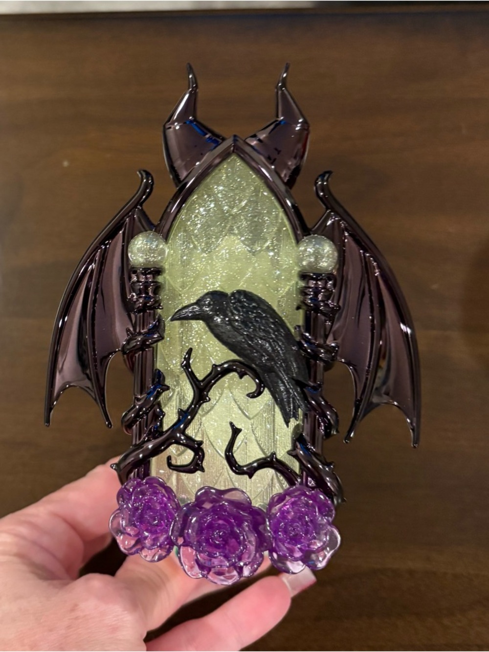 Bath & Body Works Maleficent Purple Black& Green Gothic Raven Wallflower Plug In